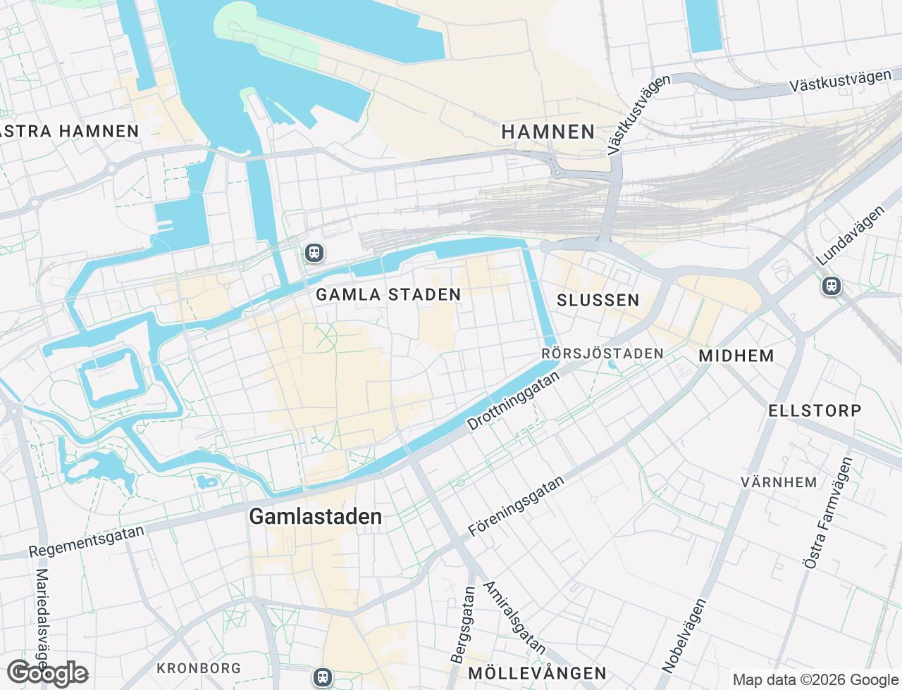 Karta över Stora Kvarngatan 53 i 29 Malmö