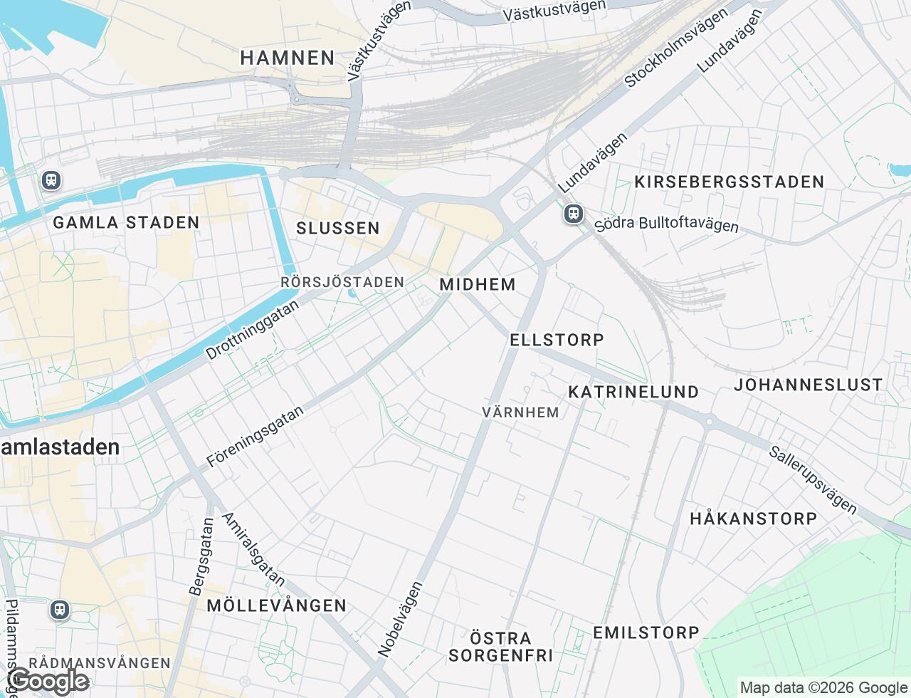 Karta över Zenithgatan 48 i 14 Malmö