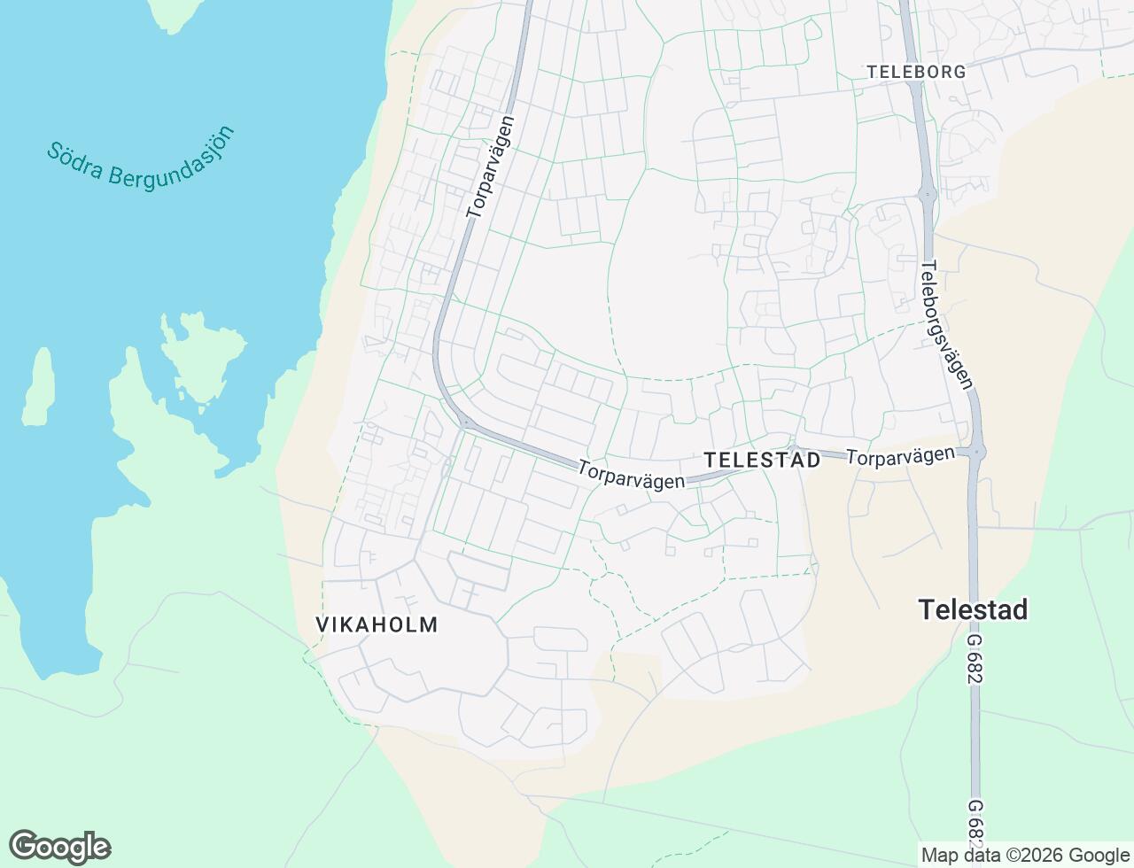 Karta över Löparvägen 7 i 51 Växjö