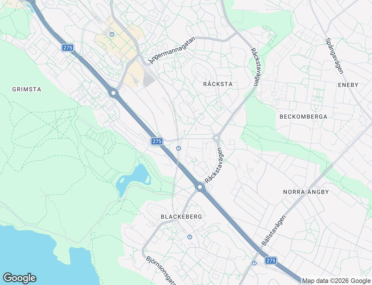 Karta över Vemdalsgatan 55 i 74 Vällingby