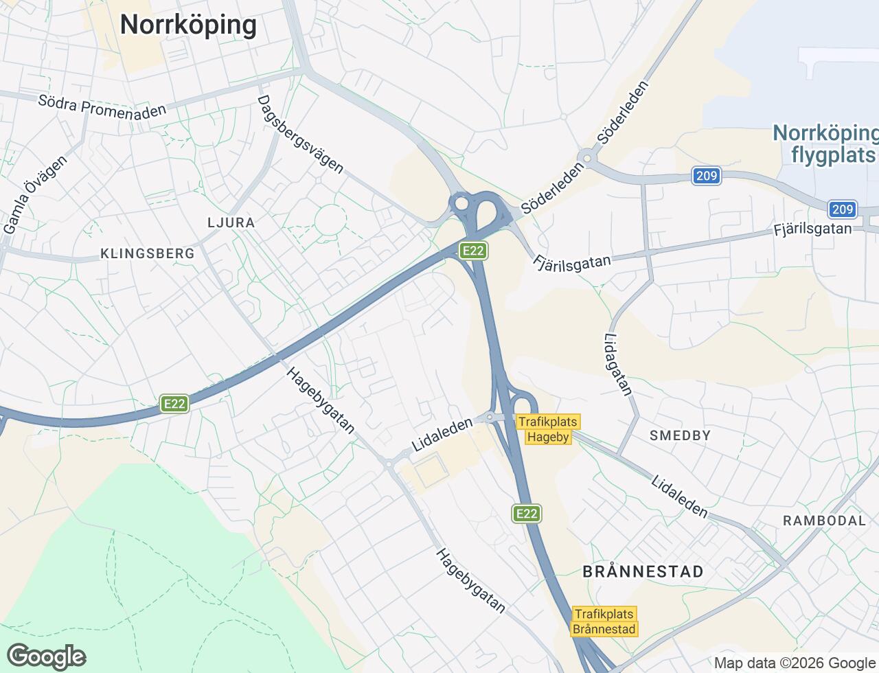 Karta över Grundläggaregatan 161 i 48 Norrköping
