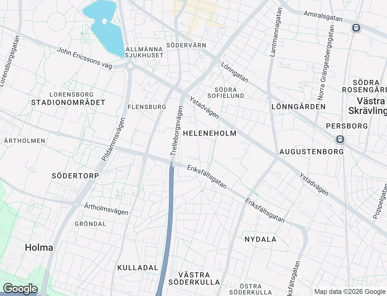 Karta över Fosievägen 29A i 31 Malmö