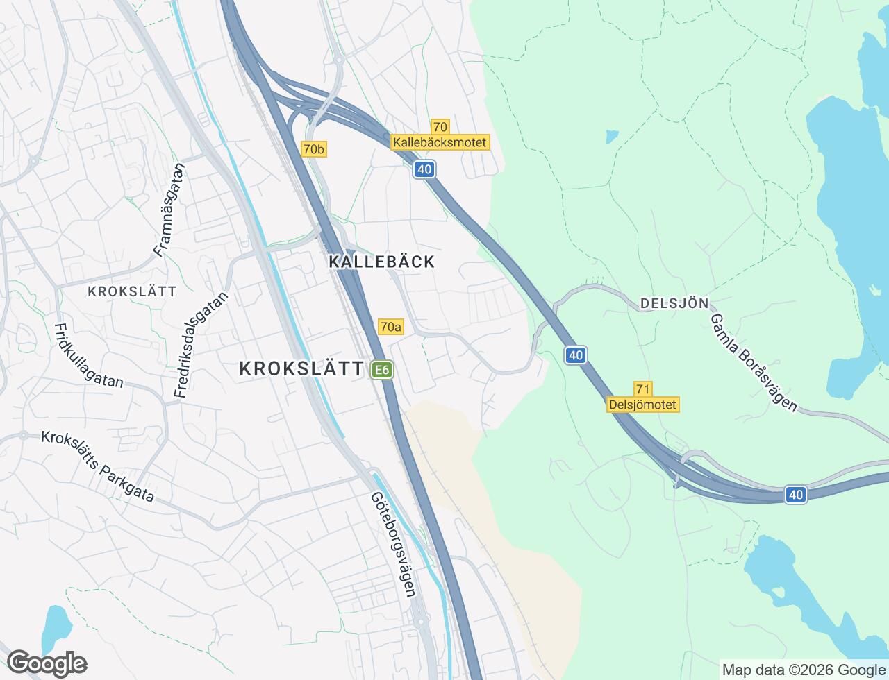 Karta över Skummjölksgatan 1 i 77 Göteborg