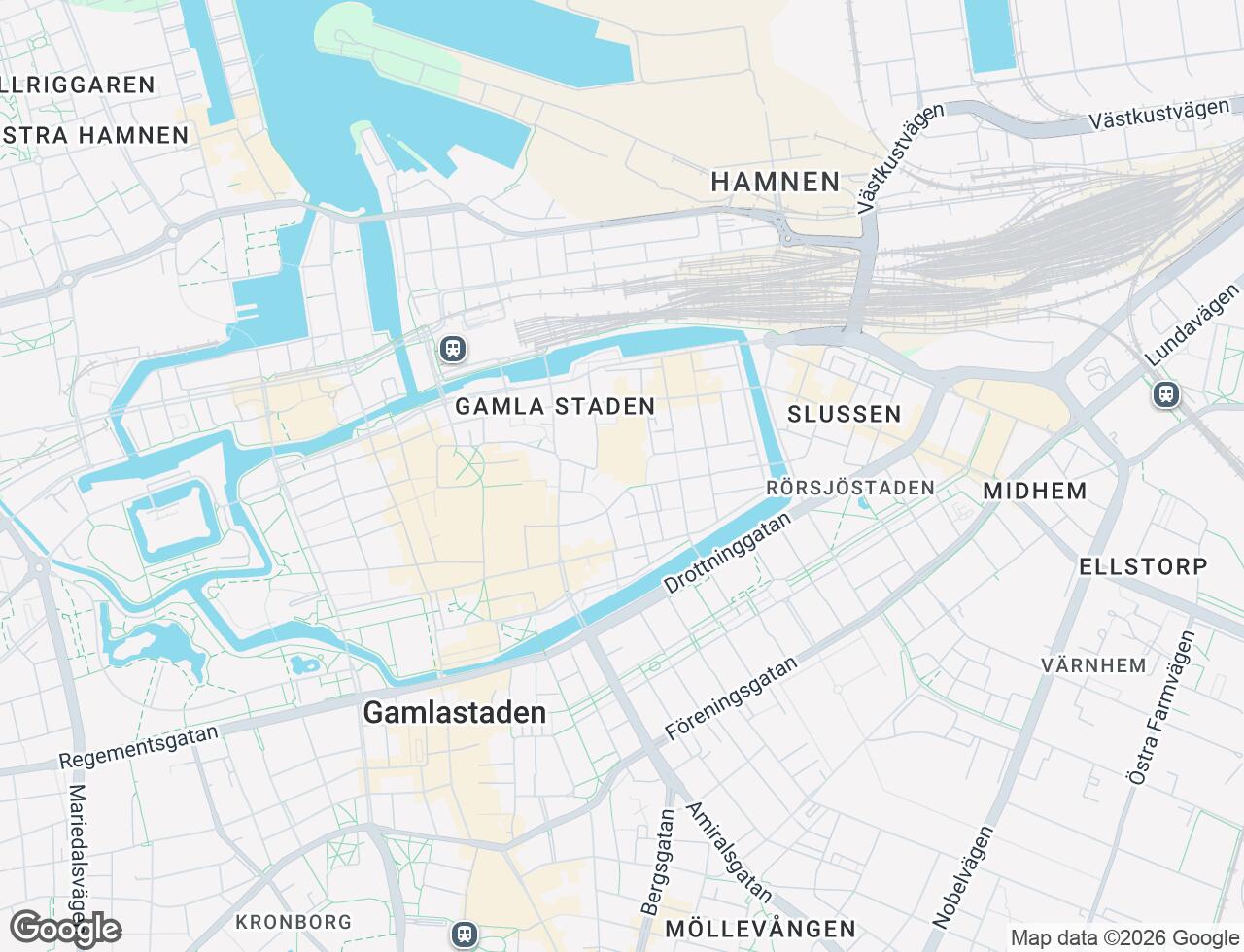 Karta över Stora Kvarngatan 59 i 29 Malmö