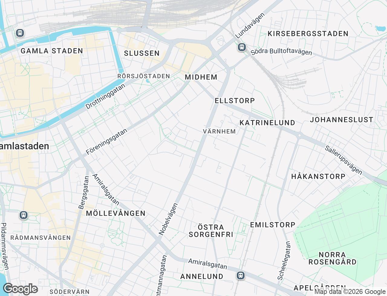 Karta över Industrigatan 10M i 52 Malmö