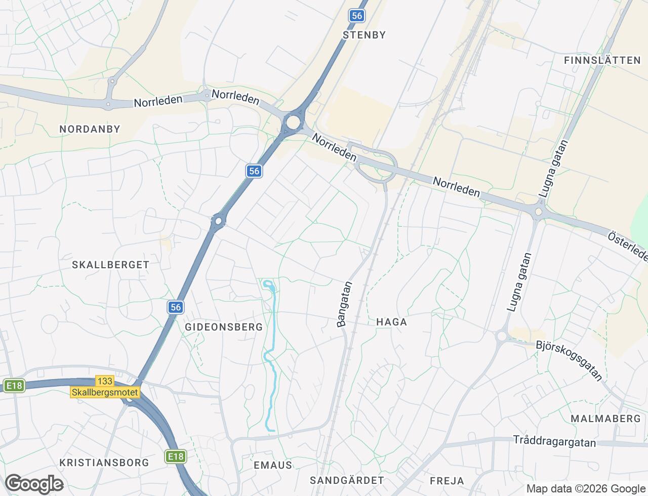 Karta över Gulsporregatan 5A i 28 Västerås