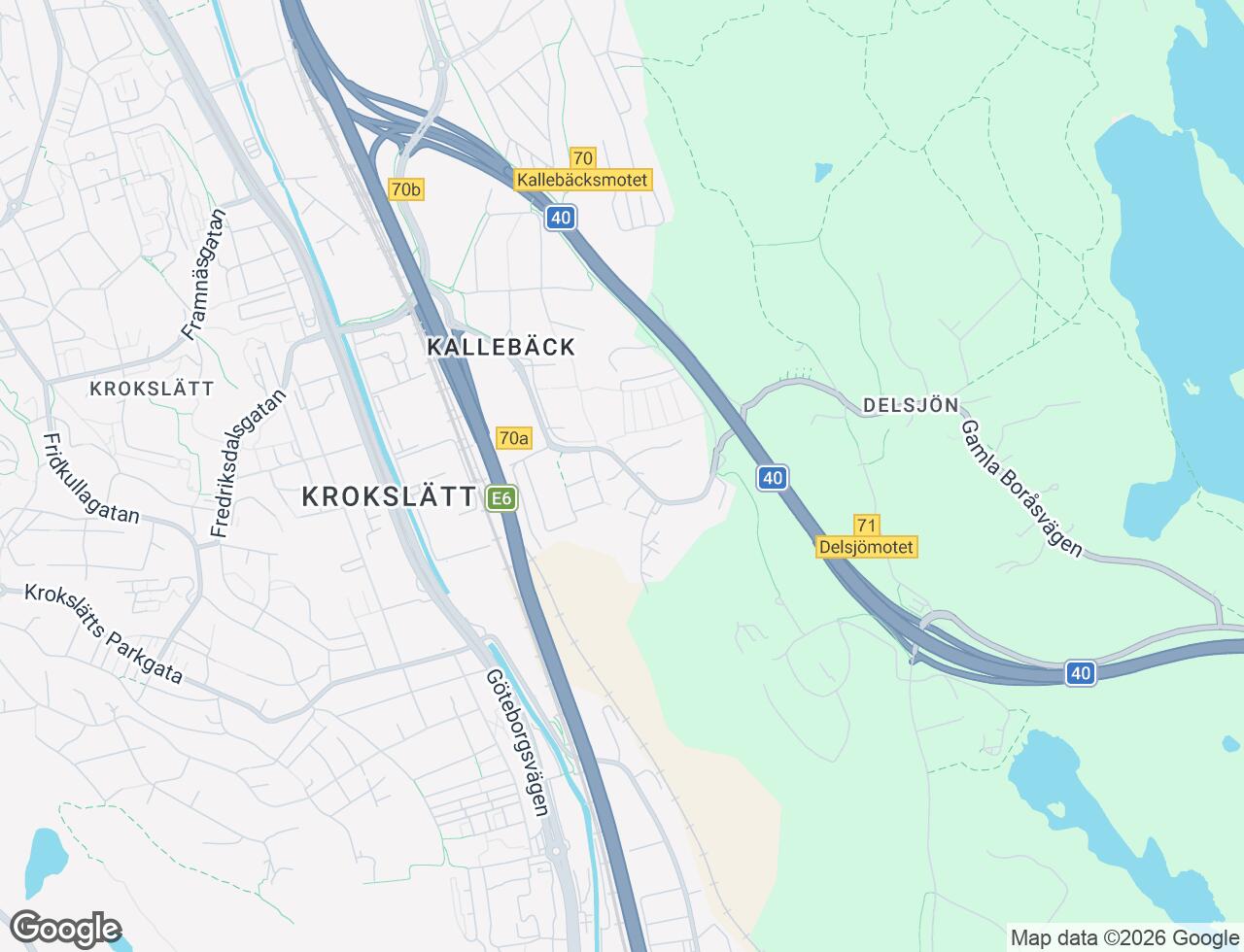Karta över Separatorsgatan 6 i 78 Göteborg