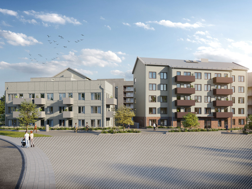 Lägenhet 1 rok på Ängsäters Gränd 1