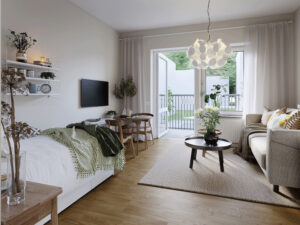 Lägenhet 1 rok på Sparres Väg 17 C