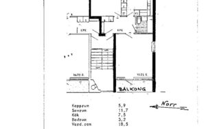 Lägenhet 2 rok på Kråkrisvägen 34 A