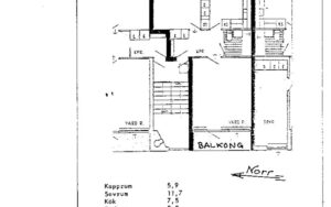 Lägenhet 2 rok på Kråkrisvägen 34 F, Motala