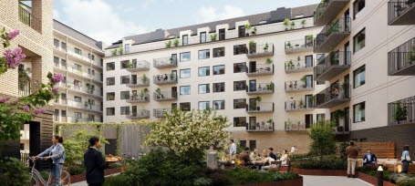 Lägenhet 2 rok på Skummjölksgatan 1