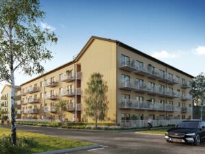 Lägenhet 3 rok på Fru Lovisas gata 21