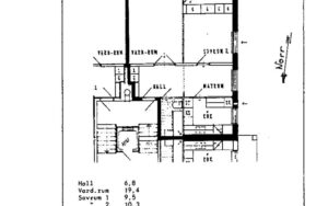 Lägenhet 3 rok på Kråkrisvägen 2