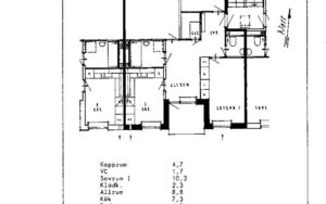 Lägenhet 3 rok på Lustigkullevägen 34 B, Motala
