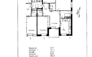 Lägenhet 3 rok på Lustigkullevägen 34 C