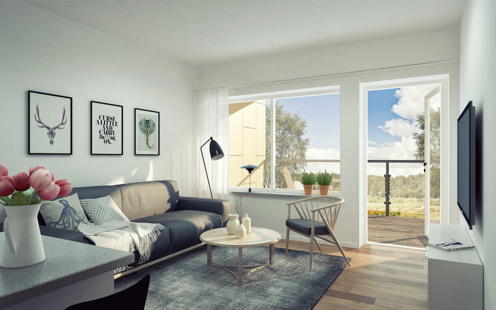 Lägenhet 3 rok på Strömgatan 24 G