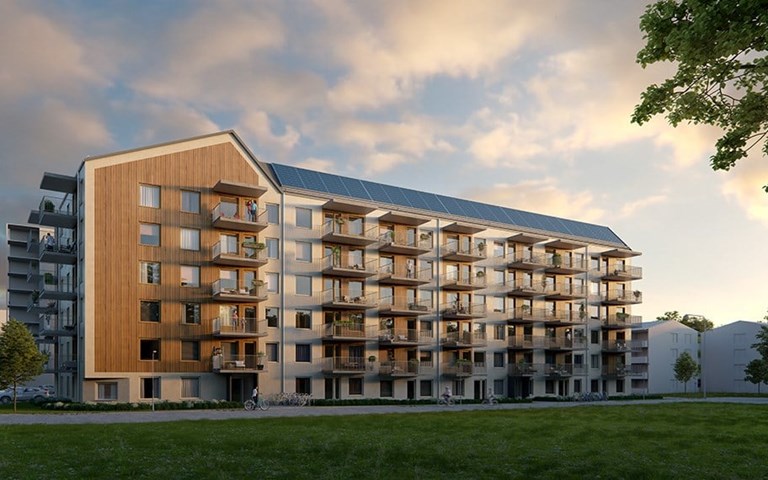 Lägenhet 4 rok på Ridderstads Gata 38