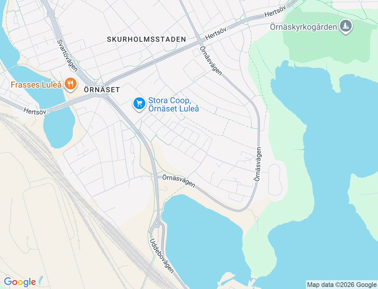 Karta över Edeforsgatan 12C i 38 Luleå