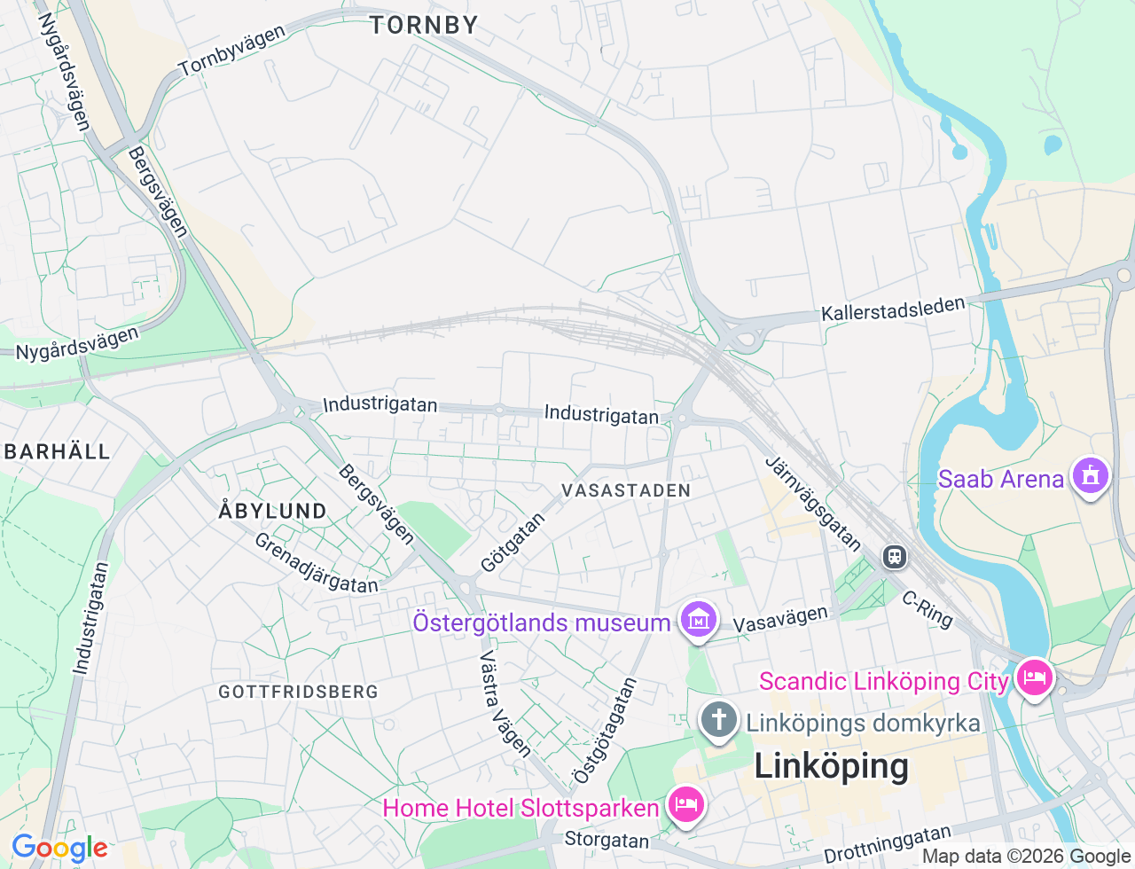 Karta över Erdtmans Gata 2 i 56 Linköping