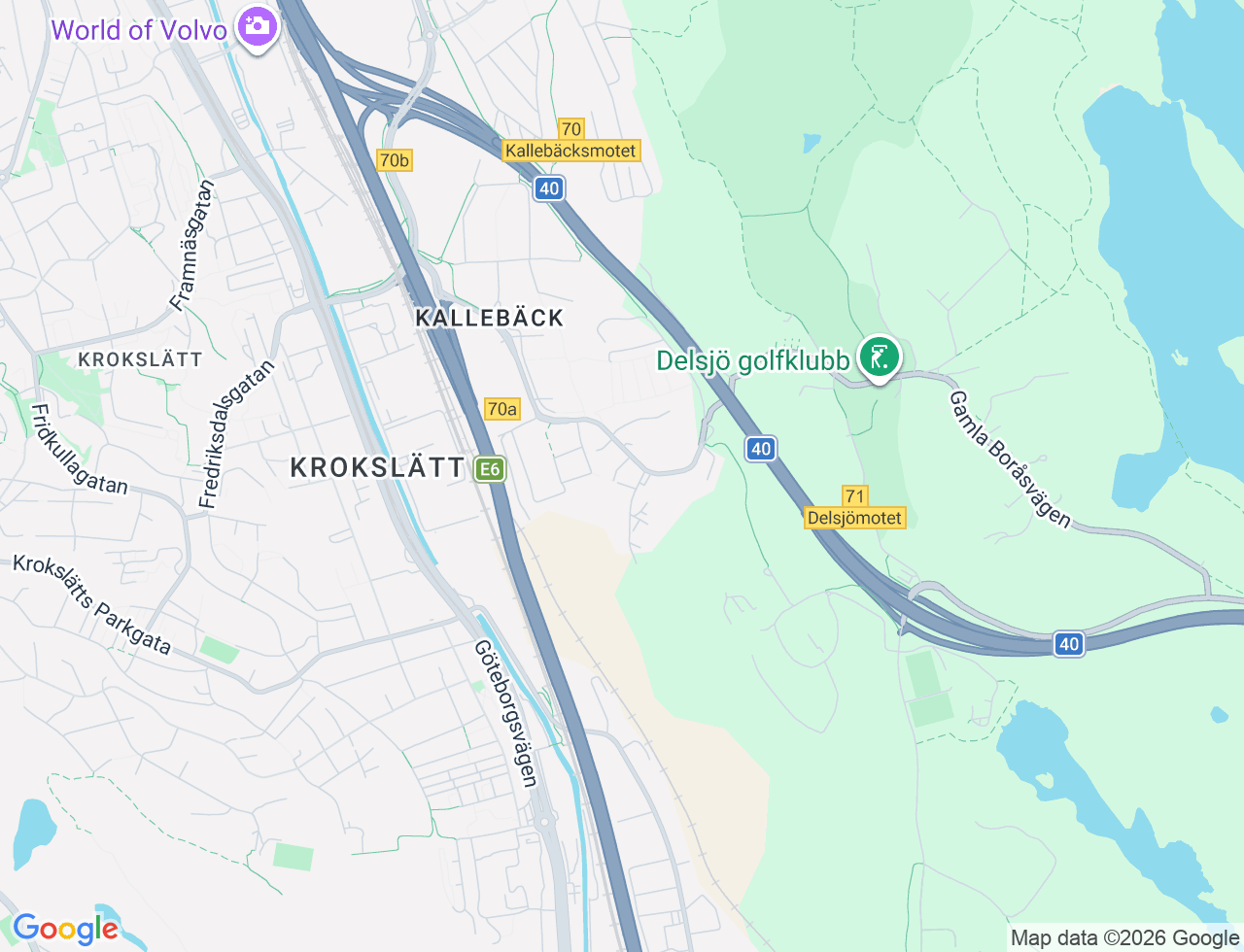 Karta över Filmjölksgatan 6 i 78 Göteborg