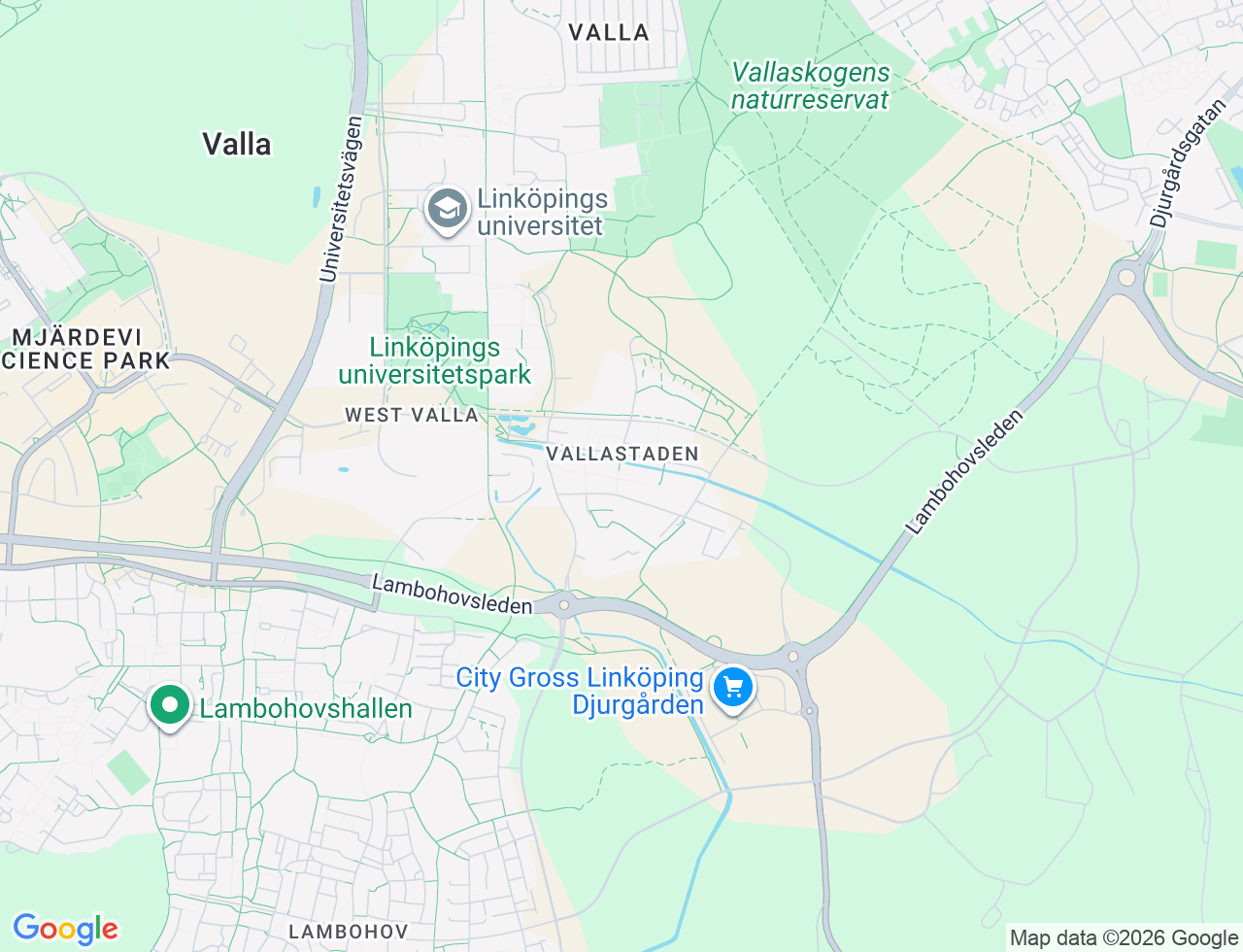 Karta över Fredrik Hasselqvists gata 10 i 28 Linköping