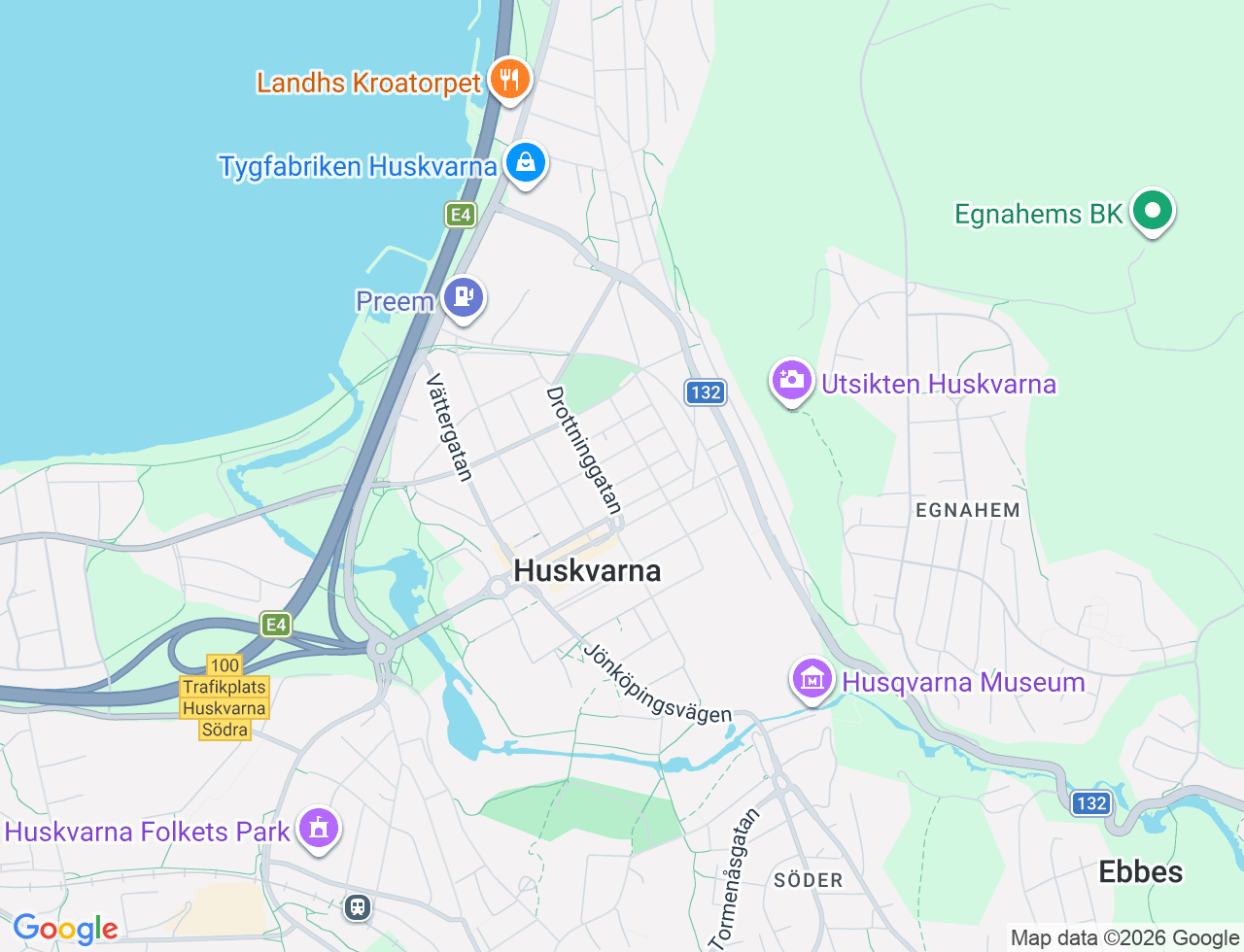 Karta över Gillesgatan 10A i 30 Huskvarna