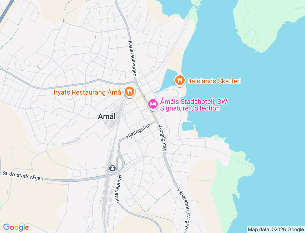 Karta över Kungsgatan 24 i 31 Åmål