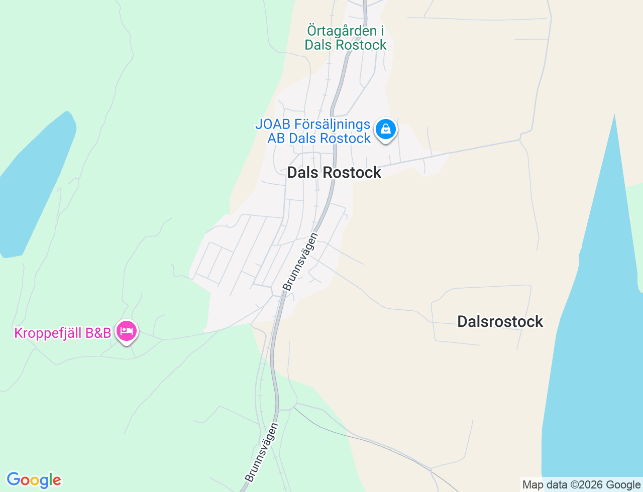Karta över Lövåsvägen 25D i 50 Dals Rostock