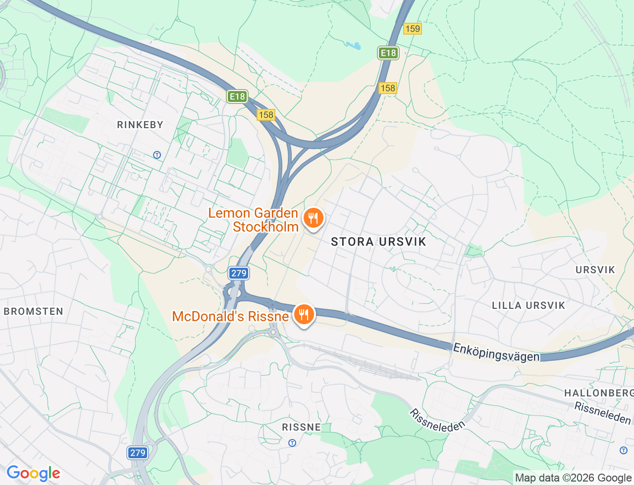 Karta över Ladugårdsgatan 35 i 65 Sundbyberg