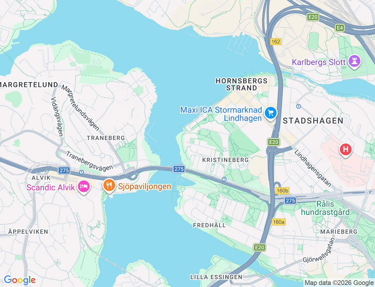 Karta över Lidnersplan 11 i 53 Stockholm