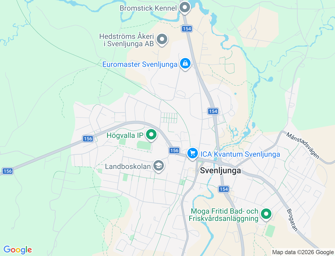 Karta över Lindgatan 2C i 52 Svenljunga