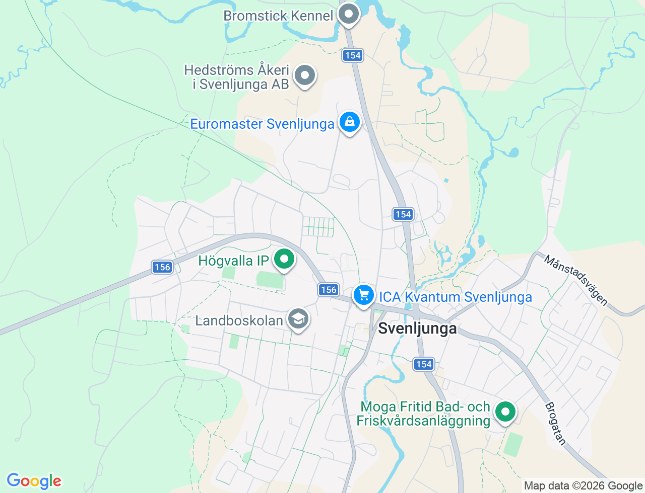 Karta över Lindgatan 6C i 52 Svenljunga