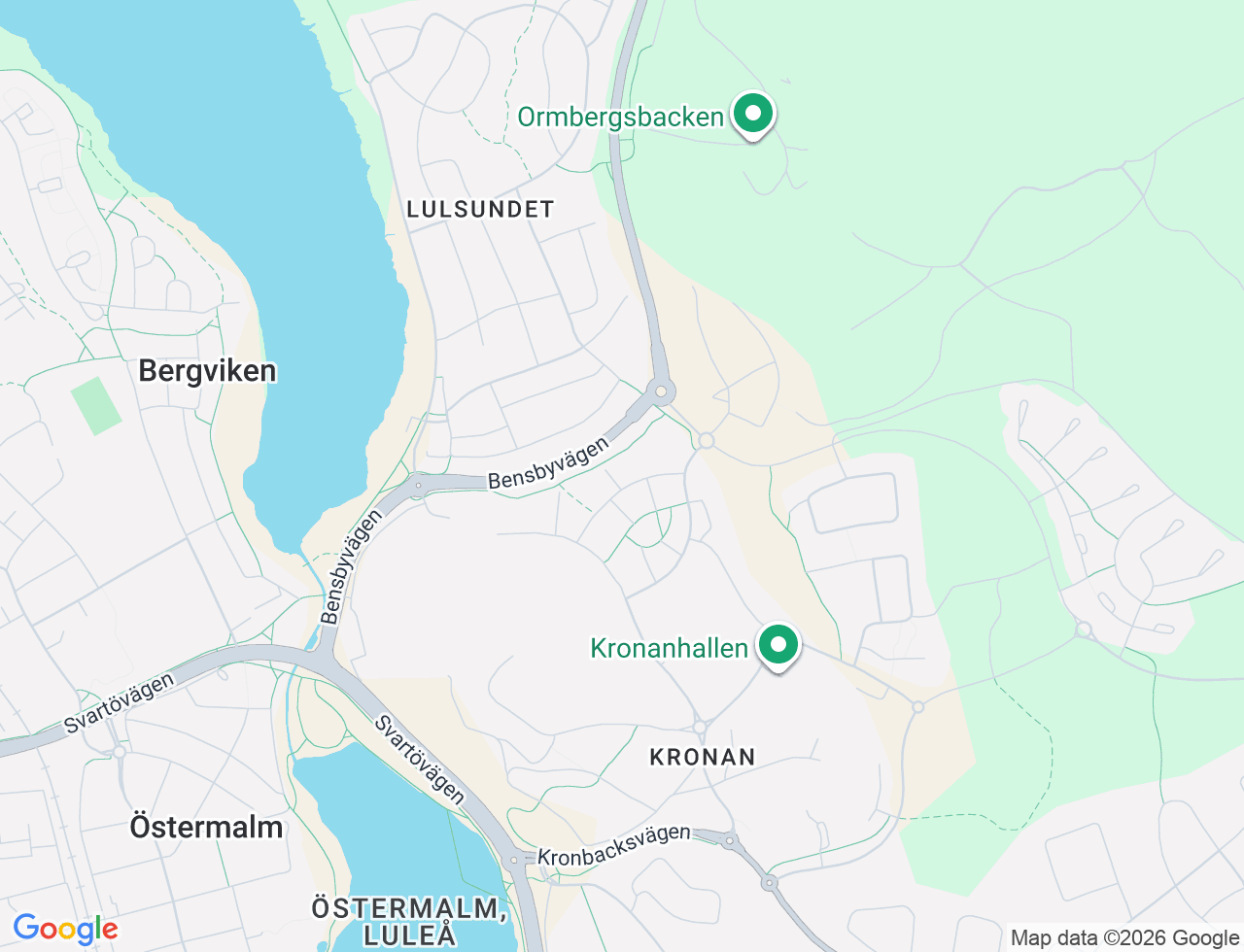 Karta över Lottagatan 9 i 42 Luleå