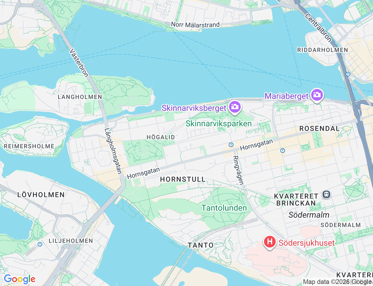 Karta över Lundagatan 53 i 28 Stockholm