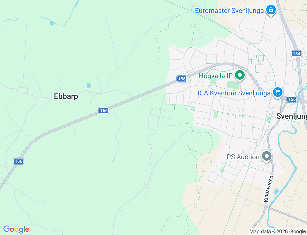 Karta över Lupinvägen 3A i 52 Svenljunga