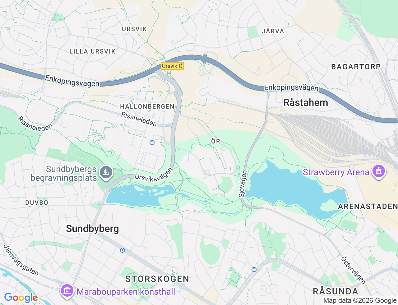 Karta över Majeldsvägen 17 i 50 Sundbyberg