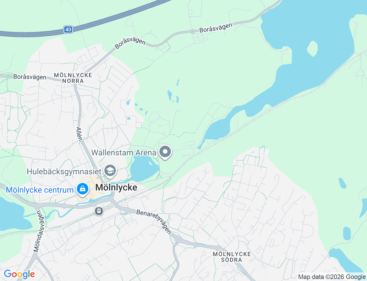 Karta över Mjölnarens v 11 i 35 Mölnlycke