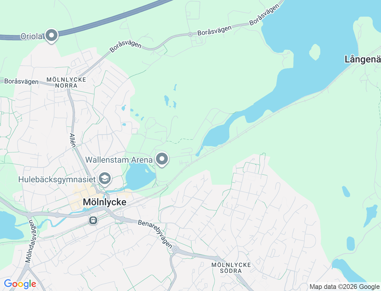 Karta över Mjölnarens v 7 i 35 Mölnlycke