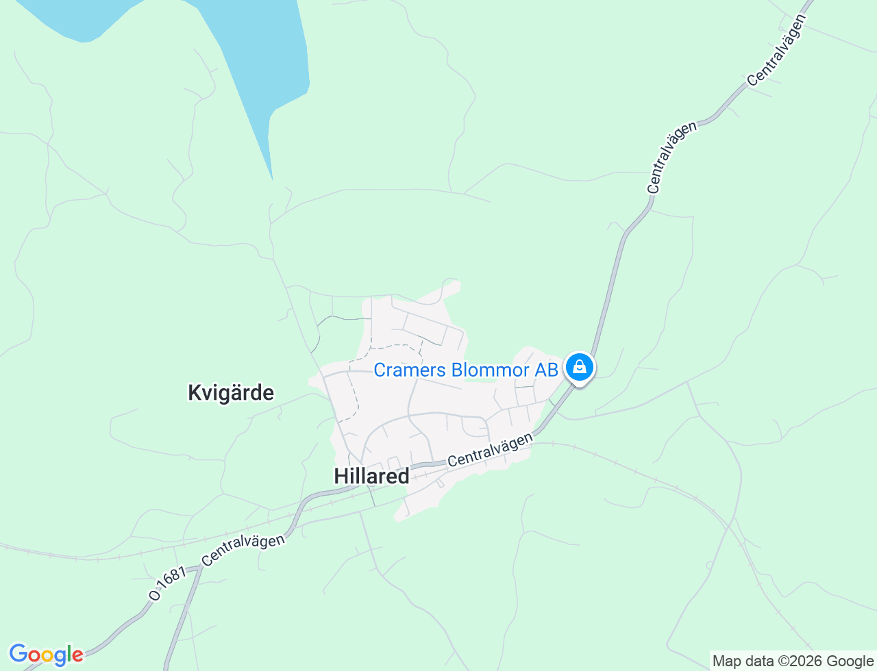 Karta över Mostigen 2D i 76 Hillared