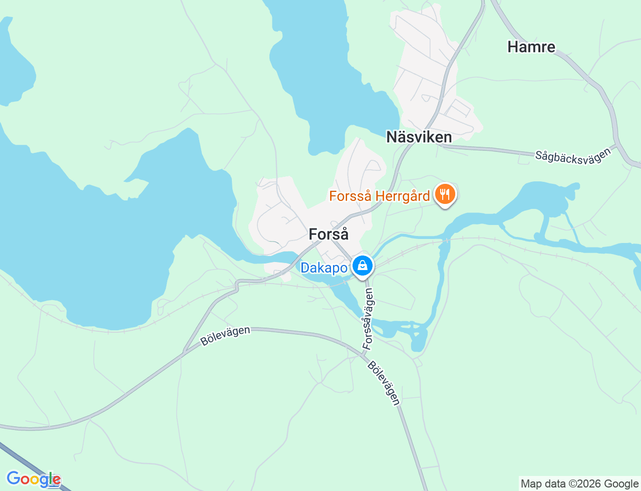 Karta över Näsviksvägen 26F i 65 Näsviken