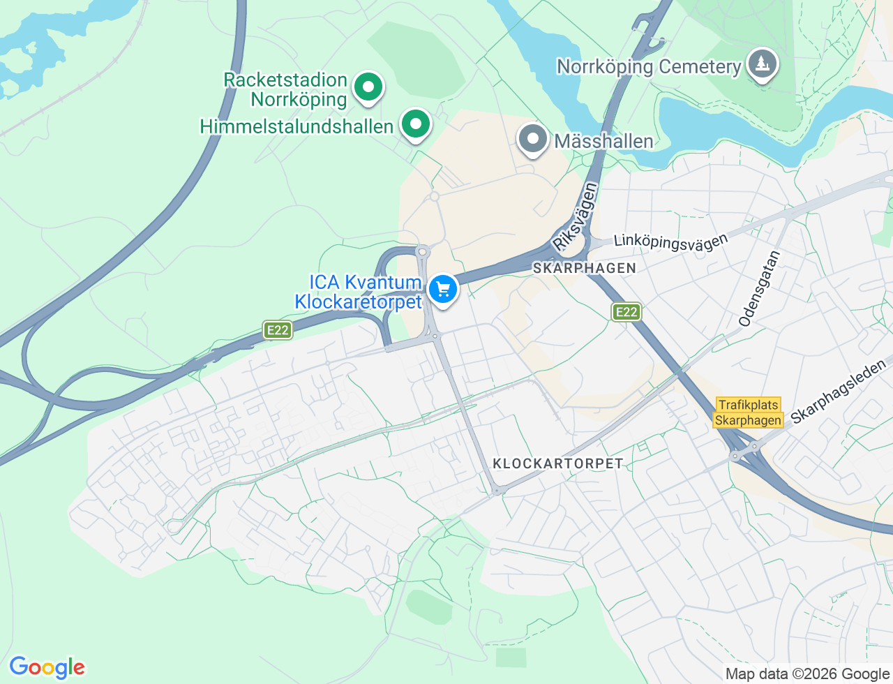 Karta över Nils Åbergs Gata 27 i 82 Norrköping