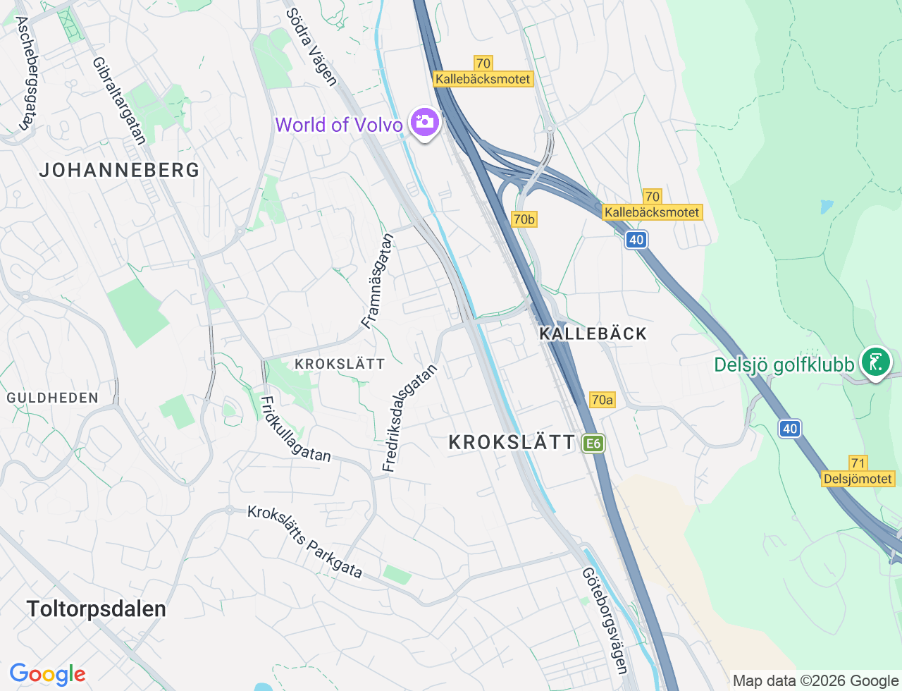 Karta över Nordgårdsgatan 10 i 85 Göteborg