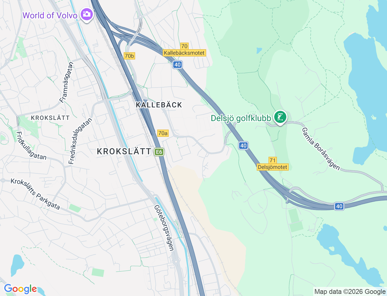 Karta över Separatorsgatan 8 i 78 Göteborg