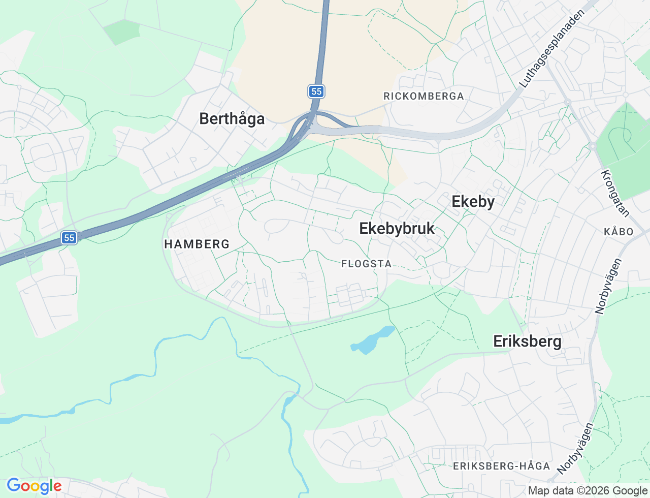 Karta över Sernanders väg 15 i 62 Uppsala