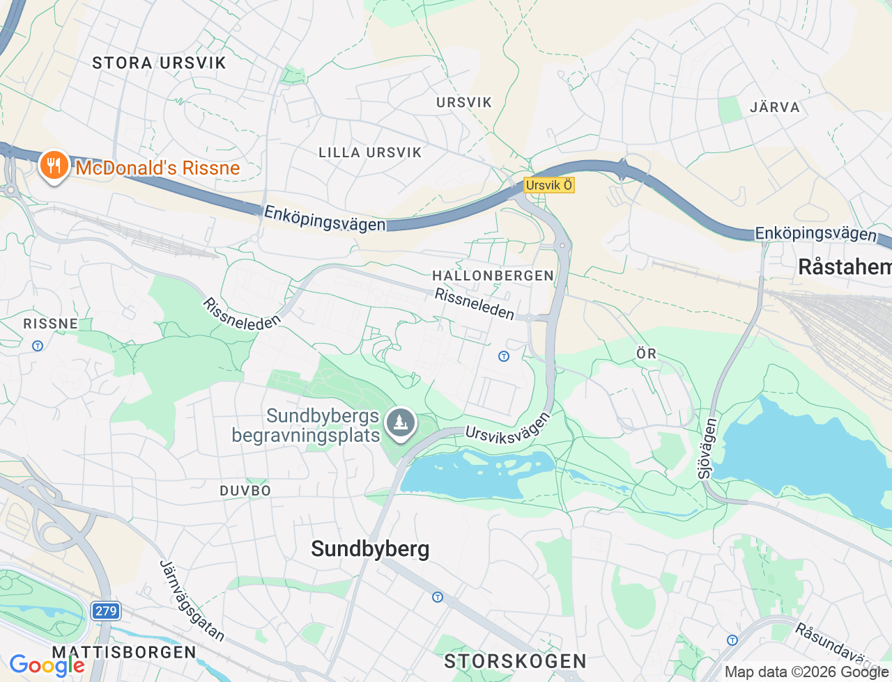 Karta över Skolgången 2 i 52 Sundbyberg
