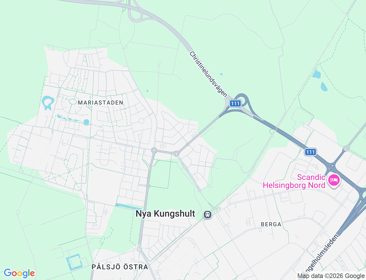 Karta över Spannmålsgatan 3 i 48 Helsingborg