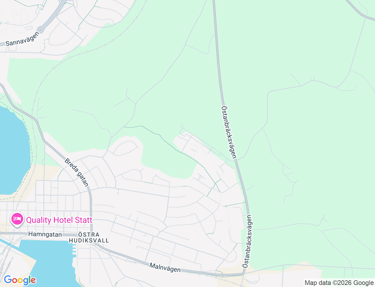 Karta över Stormyravägen 37 i 54 Hudiksvall
