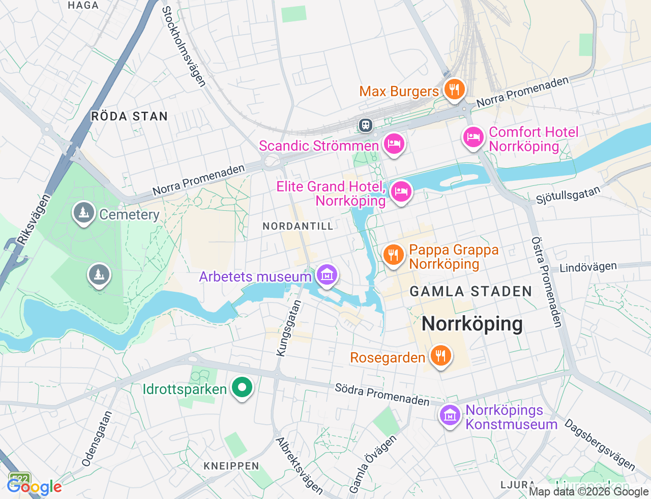 Karta över Tunnbindaregatan 11 i 21 Norrköping