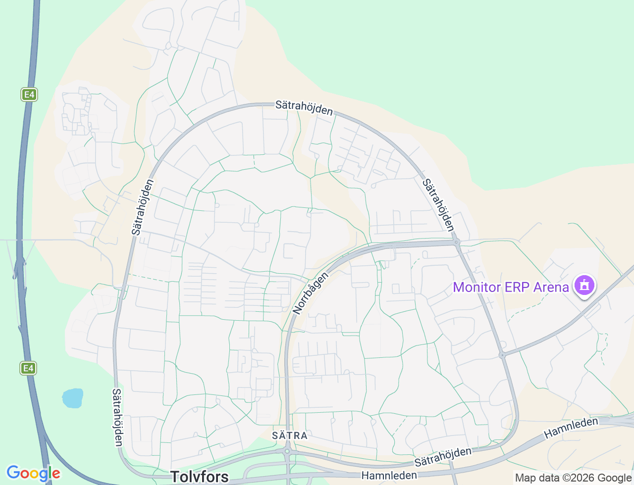 Karta över Ulvsätersvägen 14 i 34 Gävle